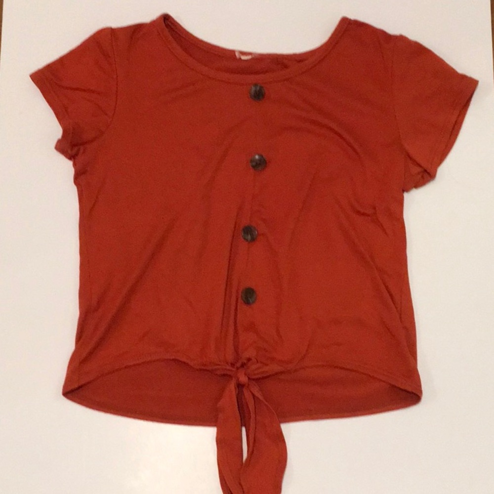 T-shirt for girls w/ buttons